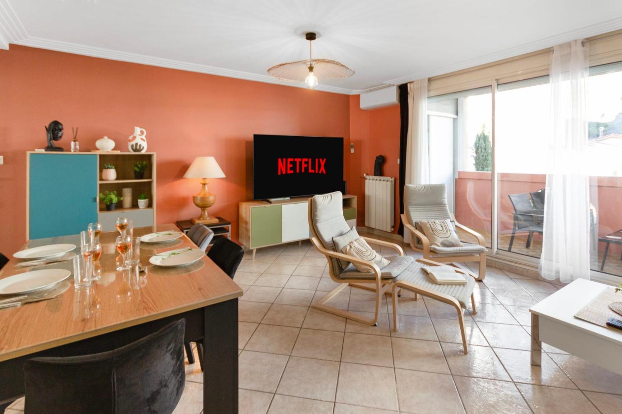 Apartment Le Nala - Spacious - Ac - Wifi - 10 Min From The Sea *